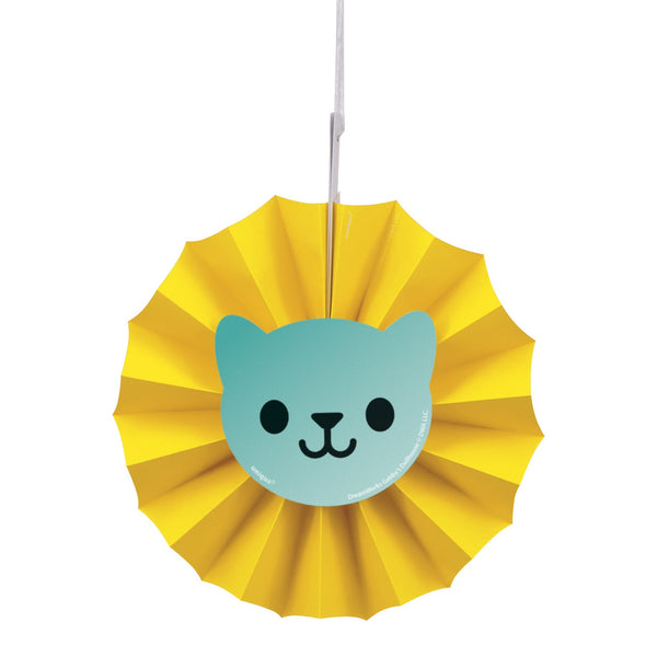 Gabby's Dollhouse Paper Fan 3-Piece Decoration Kit