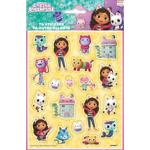 Gabby's Dollhouse Sticker Sheets, 4 Count