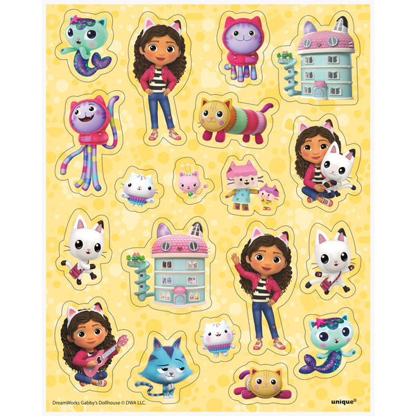 Gabby's Dollhouse Sticker Sheets, 4 Count