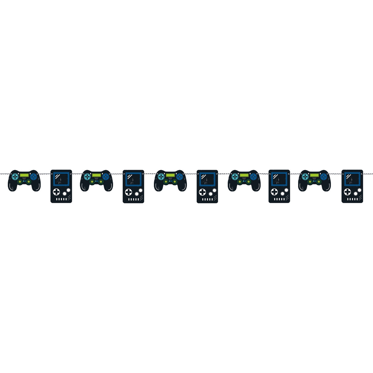 Gamer Birthday Garland - 7ft