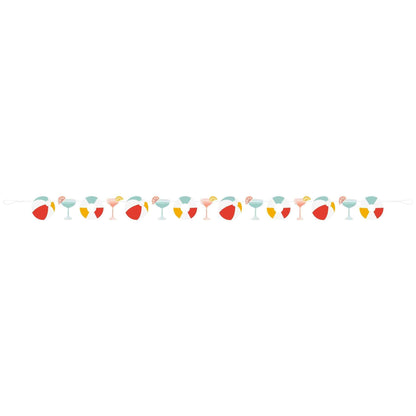 Poolside Summer Cutout Garland, 9ft