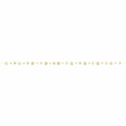 Garland - Gold Foil Star and Starburst, 9'