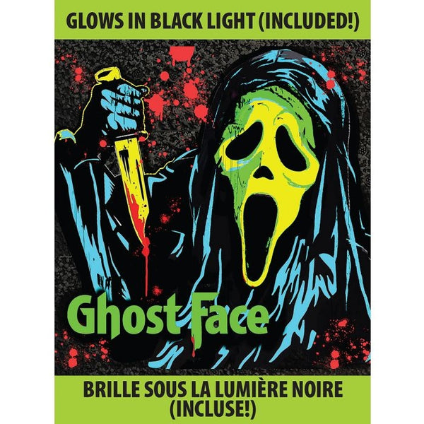 Ghost Face® 21" Black Light Tombstone