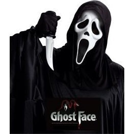 Ghost Face Scream Mask with Knife