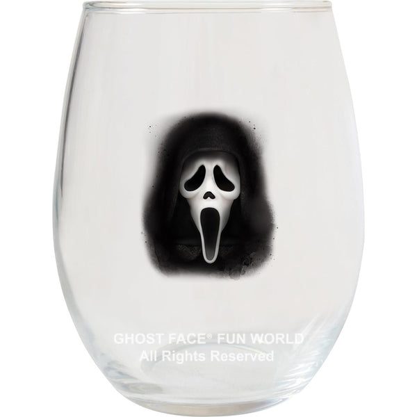 Ghost Face Wine Tumbler Set, 16 oz, Set of 4, Multi-Color