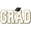 Giant Grad Cutout - White