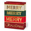 Gift Bag Merry Christmas Large Matte
