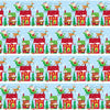Gift Wrap - Colorful Santa