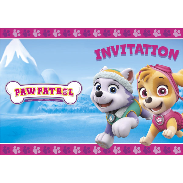 Girl Paw Patrol™ Invitations