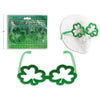 Glitter Shamrock Glasses