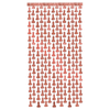 Glitterarti Penis Party Set of 2 Rose Gold Foil Curtains