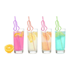 Glitterati Penis Silly Straws