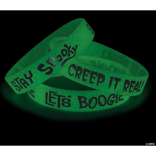 Glow in the Dark Halloween Rubber Bracelets
