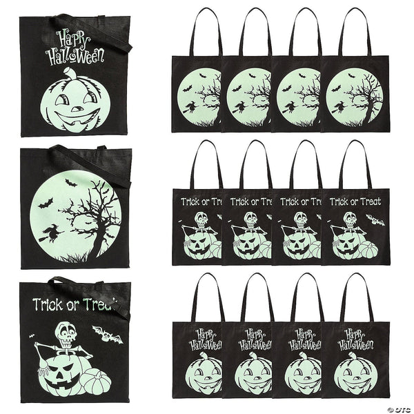 Glow in the Dark Halloween Tote Bag