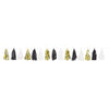 Gold, Black & White Tissue Tassel Garland – 9ft