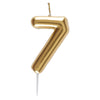 Gold Candle Number 7