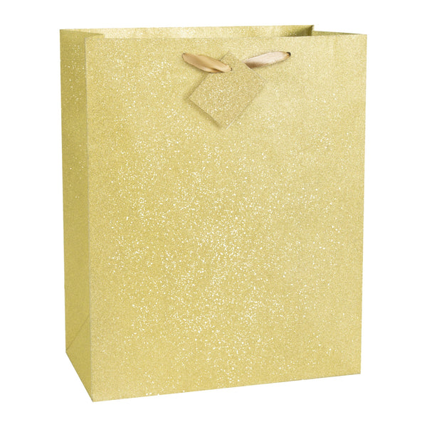 Gold Glitter Gift Bag