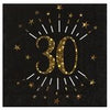 Gold Sparkling Age Napkin 30 Years