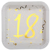 Golden Age Plates 18th Birthday