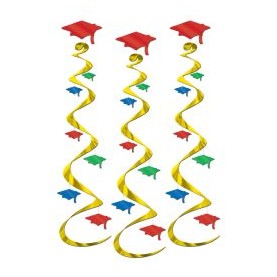 Grad Cap Whirls