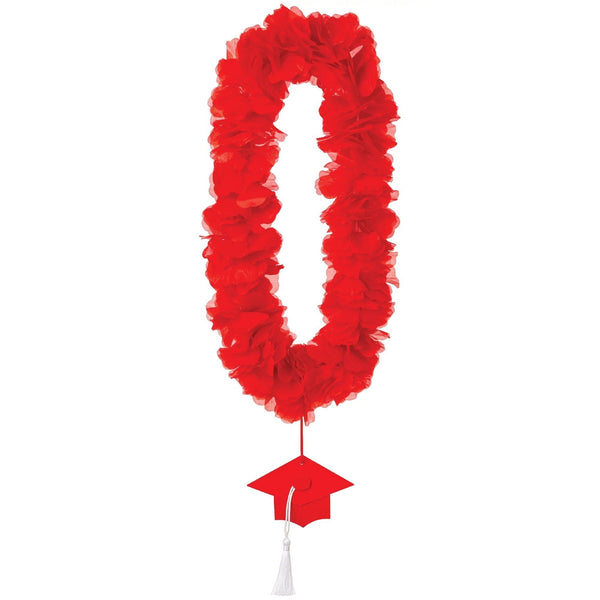 Grad School Spirit Lei - Red