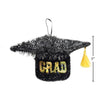 Graduation "GRAD" Black Cap Tinsel Decor