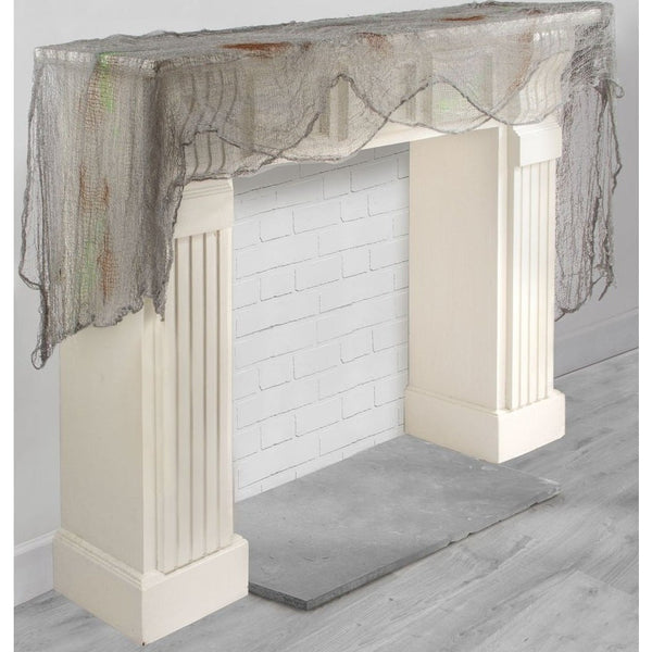 Gray Gauze Drape