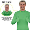Green Bodysuit Comfortable Stretch Fit One-Piece for Halloween and Cosplay