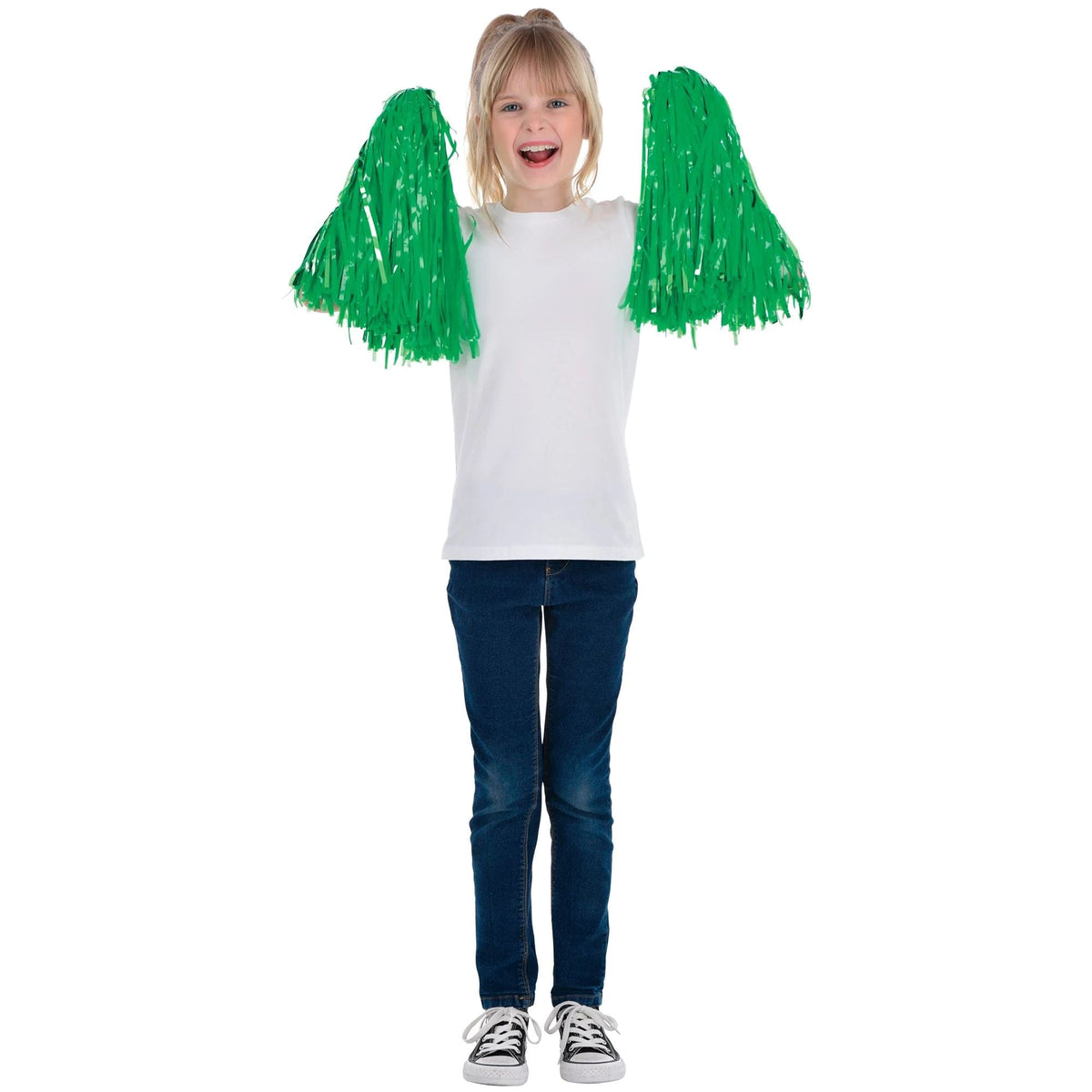 Green Pom Poms