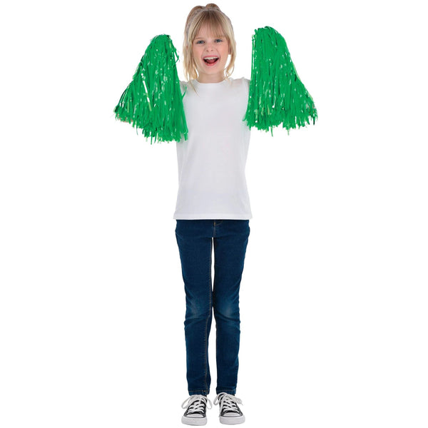 Green Pom Poms