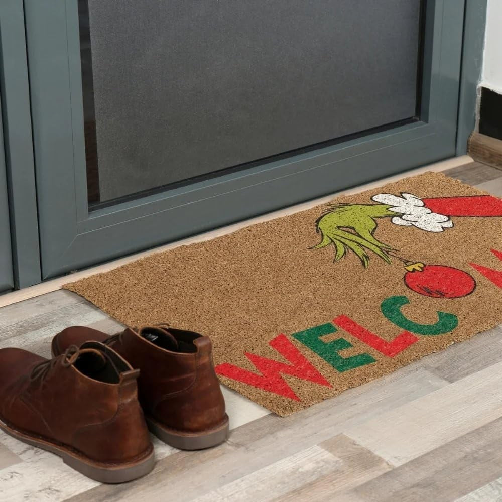 Grinch Welcome Doormat - 17.75" x 29.5"