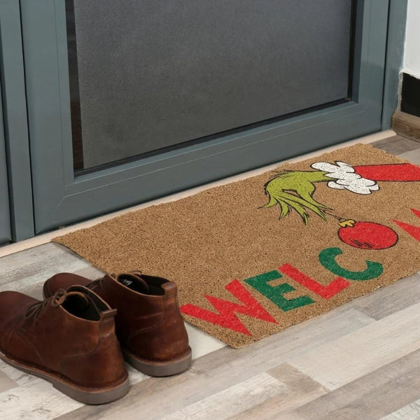 Grinch Welcome Doormat - 17.75" x 29.5"