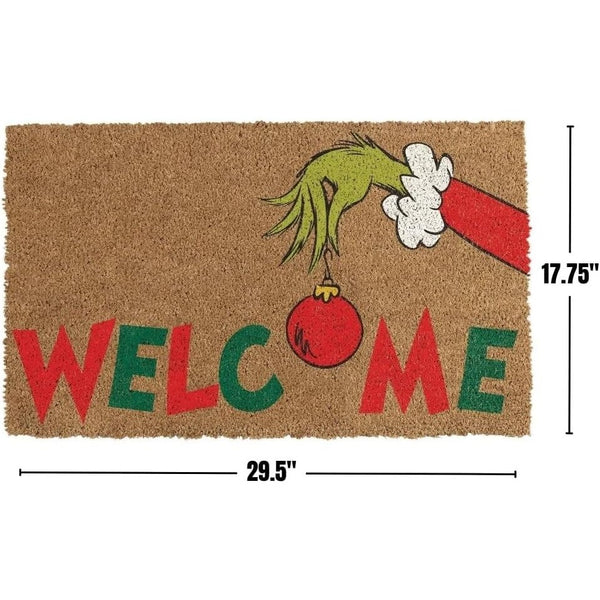 Grinch Welcome Doormat - 17.75" x 29.5"