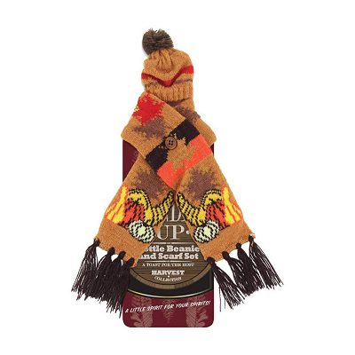 Bottle Beanie and Scarf Set