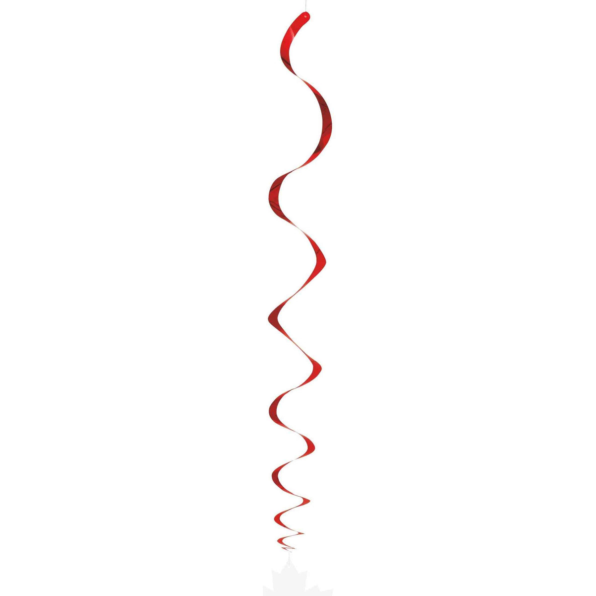 Hanging Decoration - Swirl, Canada Day Leaf, 26" Large, 3 Count