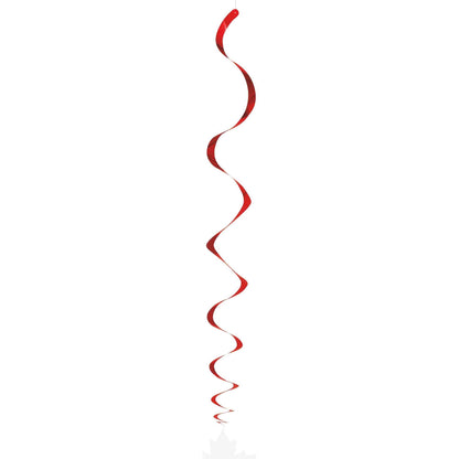 Hanging Decoration - Swirl, Canada Day Leaf, 26" Large, 3 Count