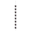 Hanging Decorations - Black & Silver Glitz 16th Birthday