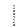 Hanging Decorations - Black & Silver Glitz 40th Birthday