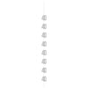 Hanging Decorations - Black & Silver Glitz 40th Birthday