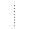 Hanging Decorations - Black & Silver Glitz Happy Birthday