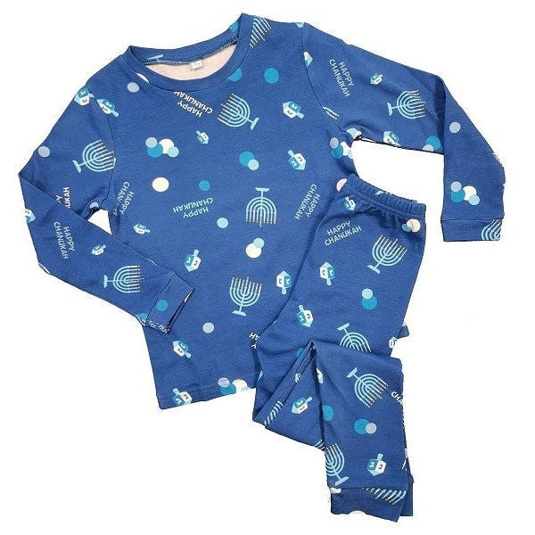 Chanukah Kids Pajamas, 100% Cotton, Size 4T-5T,