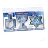 Chanukah Cookie Cutters,S/S, 3 Shapes, 8" X 4" Gift Box