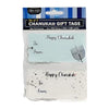 Chanukah Gift Tags,Blue Foil,4X 2,8/Pack