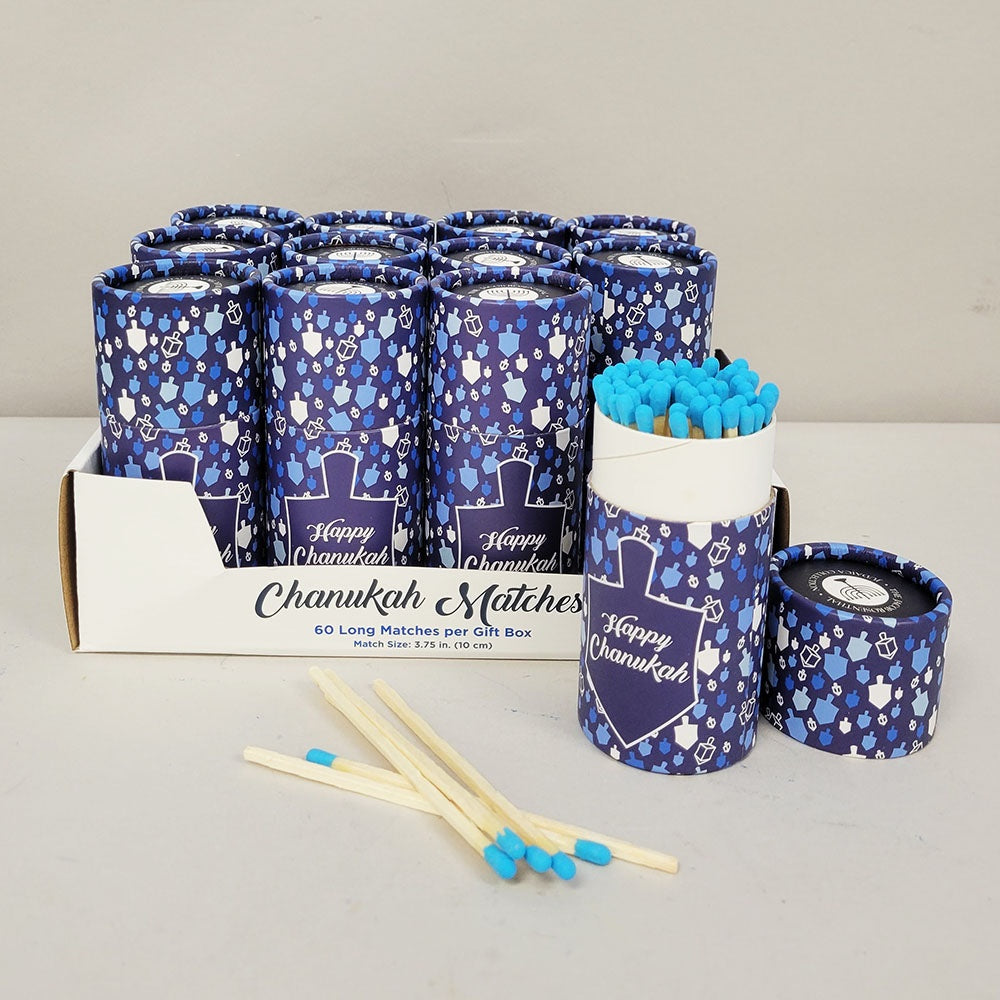 Hanukkah Long Matches in Gift Box