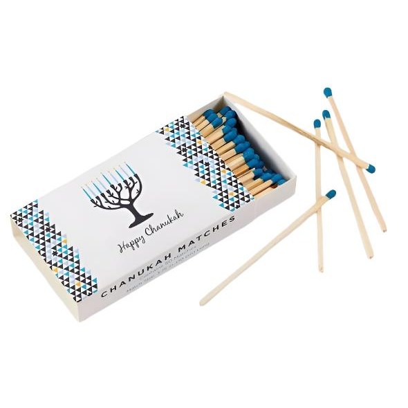 Chanukah Long Matches," Tree Of Life",4.25",