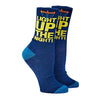 Chanukah Socks,Light Up The Night,Cotton Blend,Adultcrew,14"