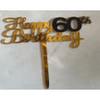 Happy 60th Birthday Cake Topper