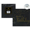 Happy Birthday Black & Gold Napkins