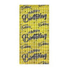 Happy Birthday Metallic Square Curtain