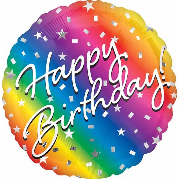 Happy Birthday Ombre 18"